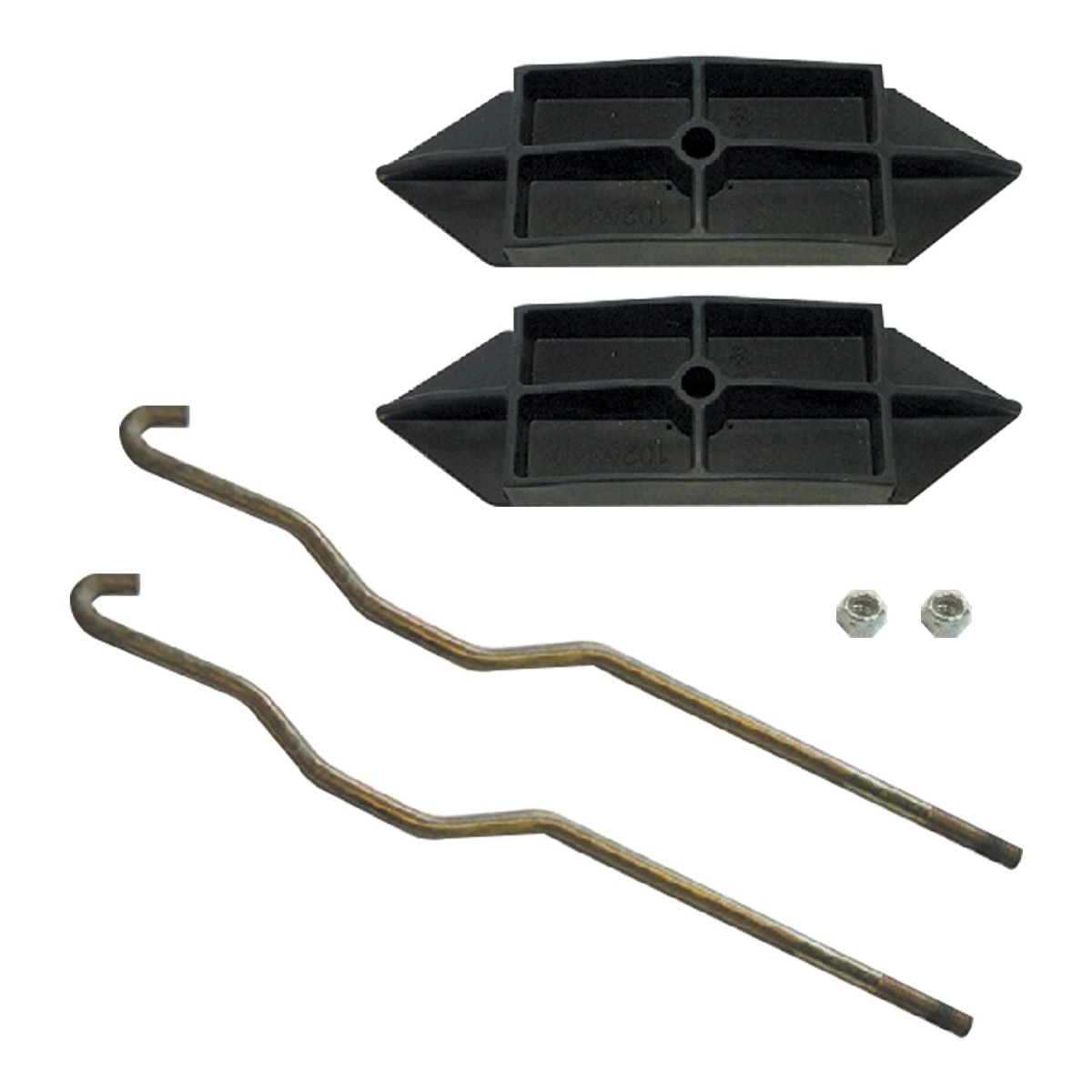 2Set Kit de support de batterie Nouveau 12V 102534001 pour Club Car