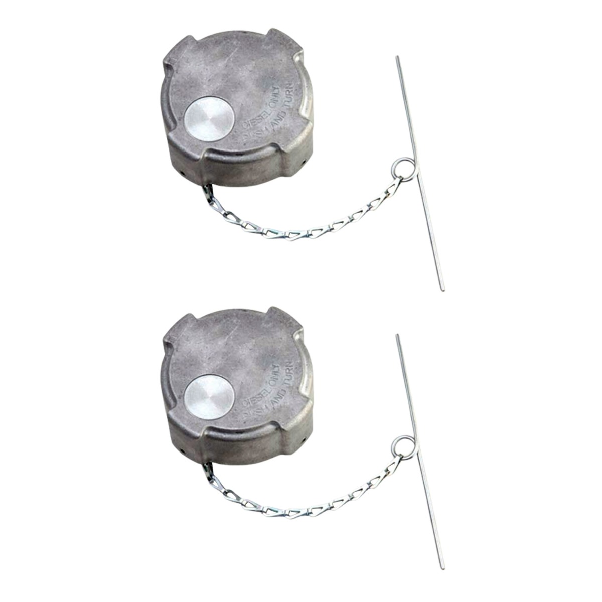 2pcs Bouchon de réservoir de diesel non bloquant 1/4 de tour 03-37017-000 pour Freightliner