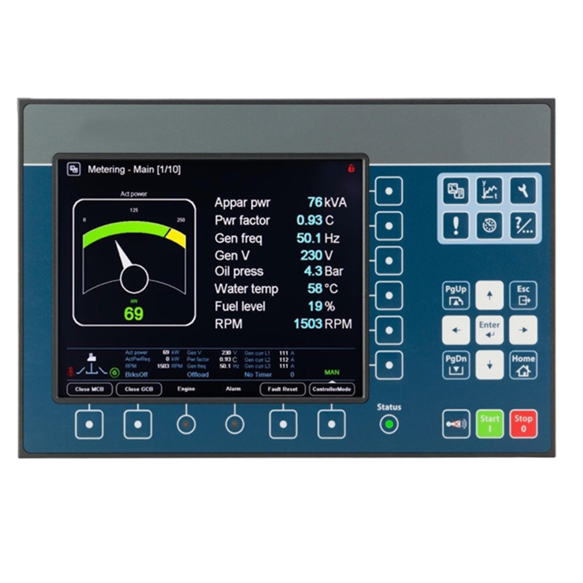 Panneau d'interface opérateur InteliVision 8 Écran couleur 8" pour ComAp