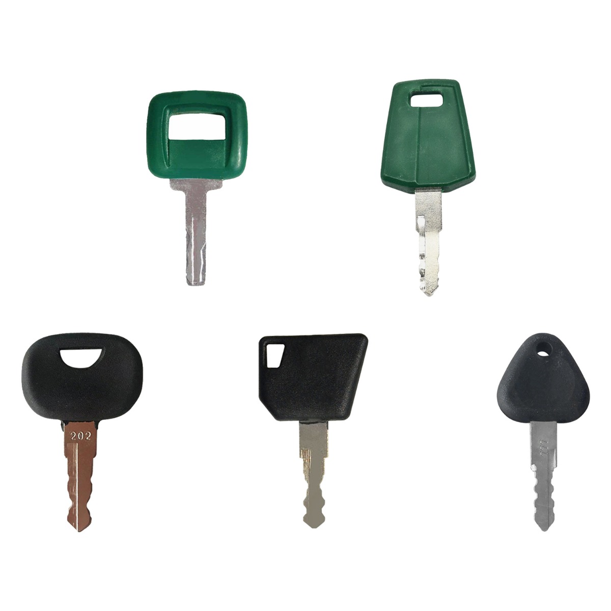 5 pièces clé de contact pour machines lourdes 70145501 pour Volvo