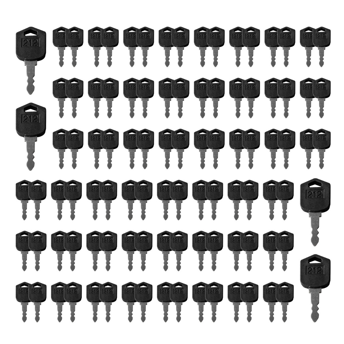 100PCS clé de contact D554212 pour Daewoo Doosan