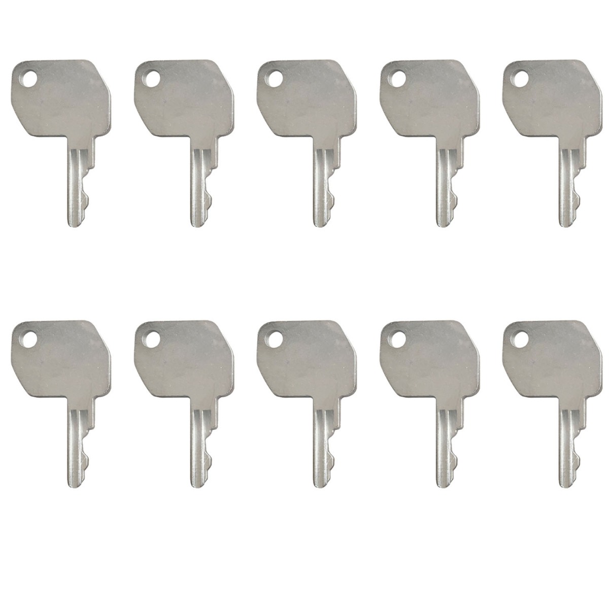 10 PCS Clé d'allumage de chantier 92274 pour JCB