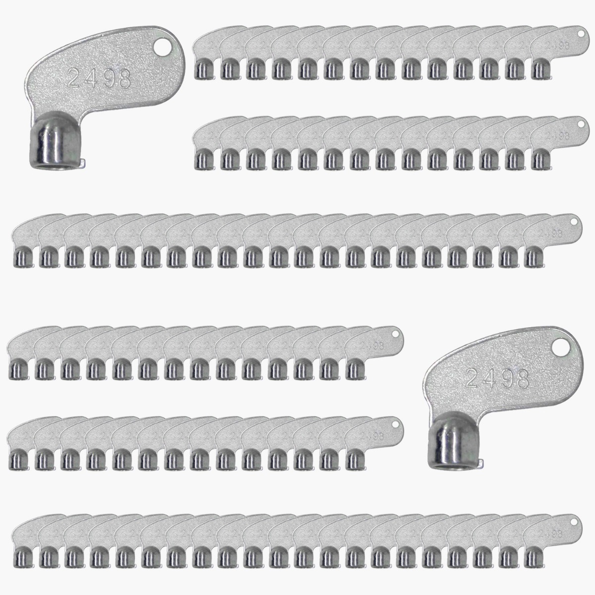 100pc. Clé de contact pour engins de chantier lourds 2498 pour Kawasaki