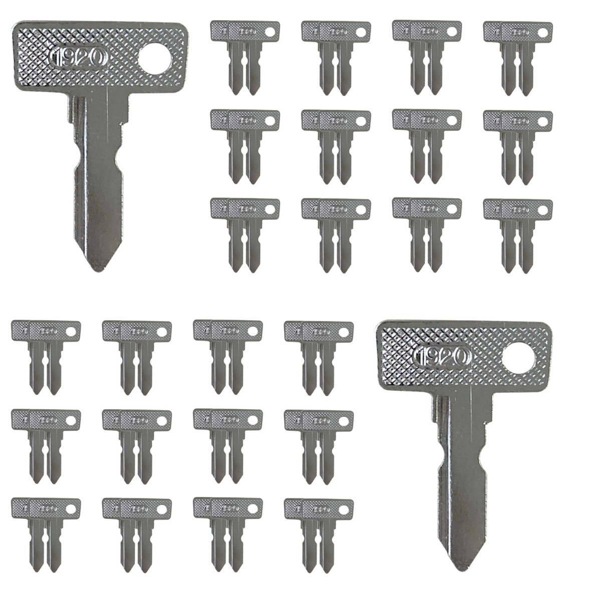 50Pcs Golf Cart clé de contact ELI80-0194 pour voiture de club