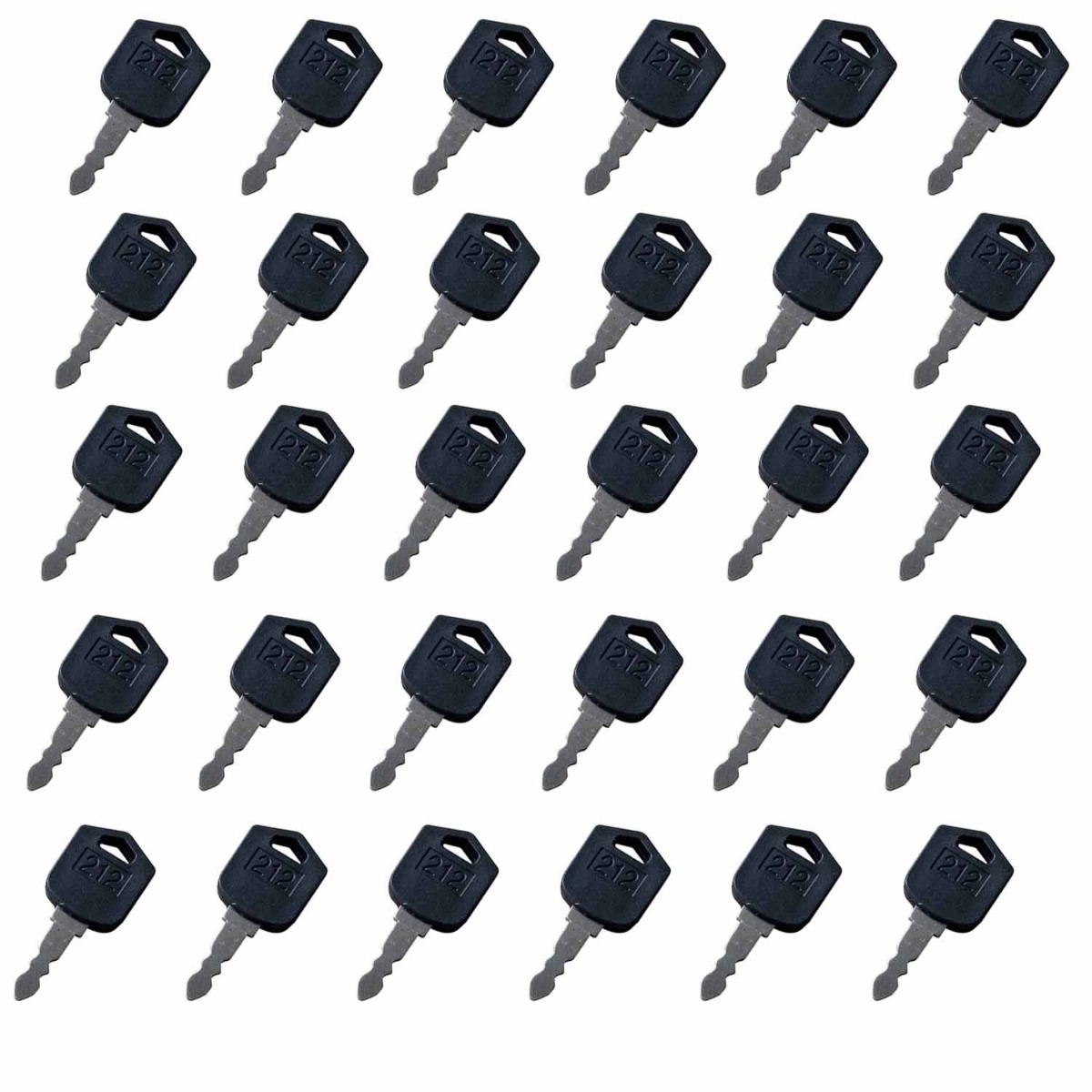 30pcs Clé de contact 212 pour Doosan