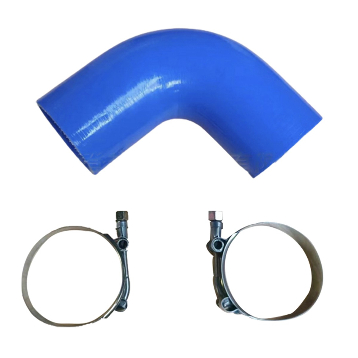 Tuyau coudé à 90 ° tuyau en caoutchouc de silicone avec pinces F04-6006 pour Paccar
