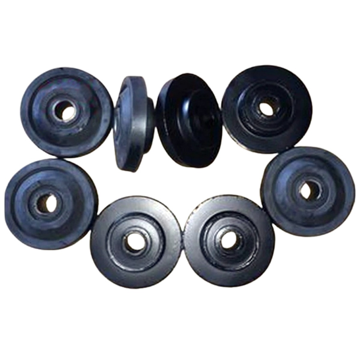 Fixation du moteur Pieds de coussin en caoutchouc Jeu d'amortisseurs pour Caterpillar