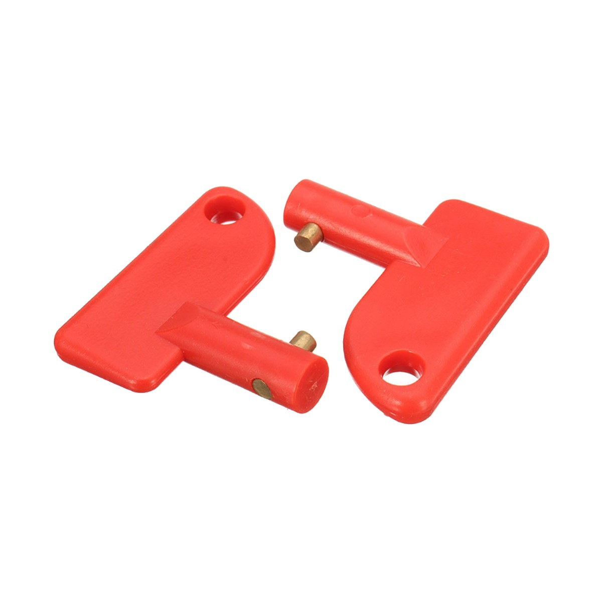 2 pièces Isolateur de coupe-batterie Power Kill Switch Clé de rechange pour marine