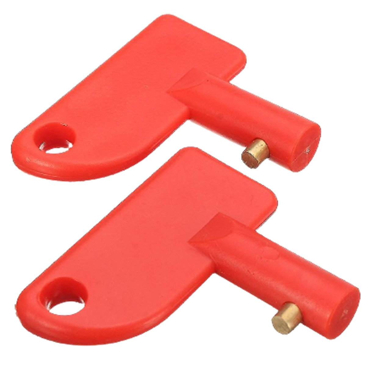2Pcs Coupe Batterie Isolateur Power Kill Switch Clé pour Marine
