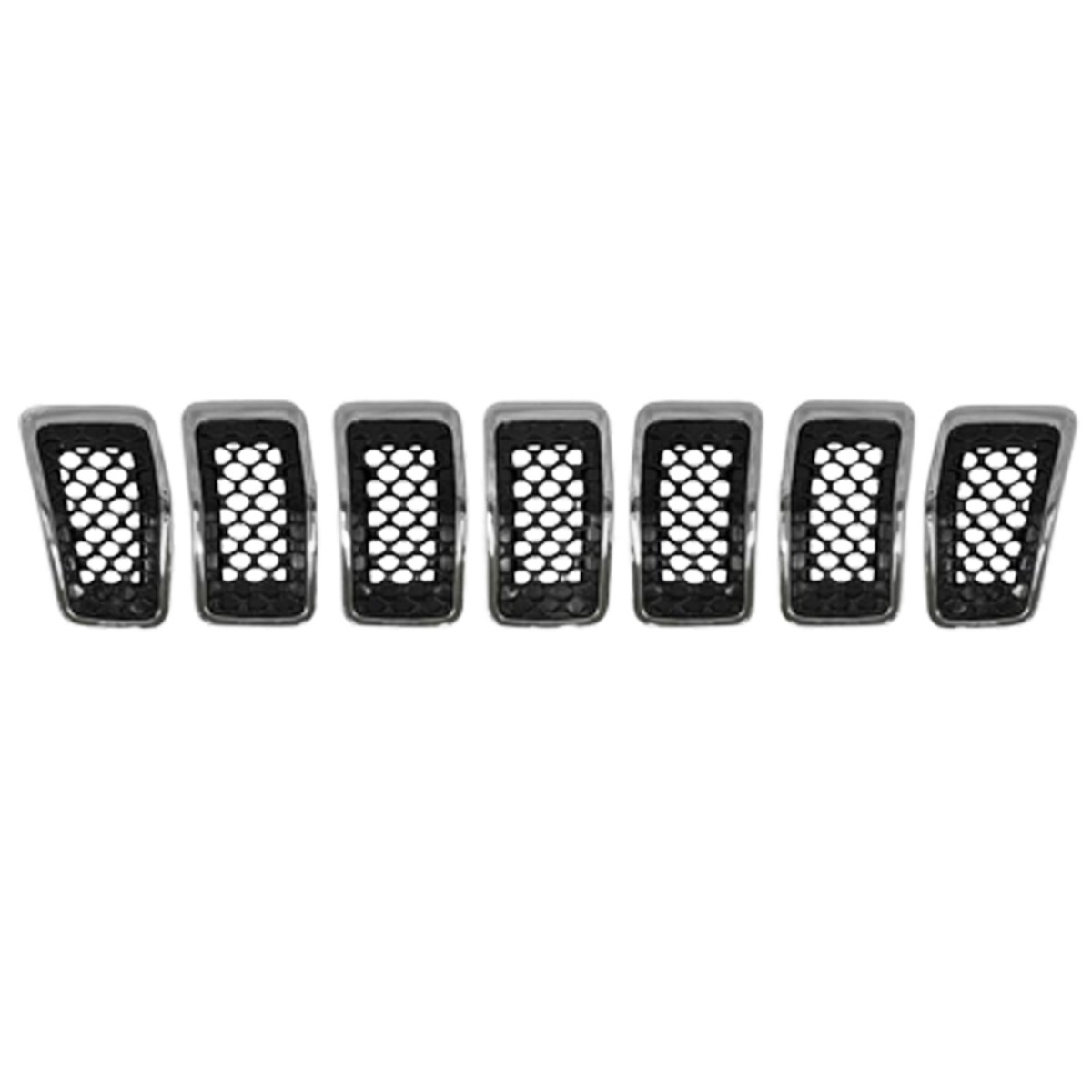7pcs Grille frontale en nid d'abeille 6FM74SZ0AB pour Jeep