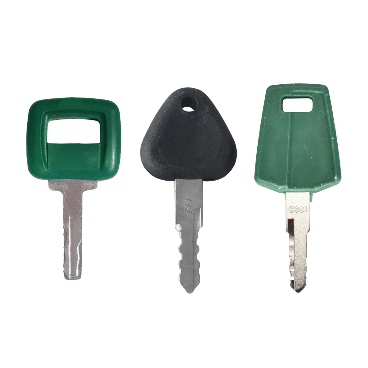 3pcs Clé de contact pour Volvo