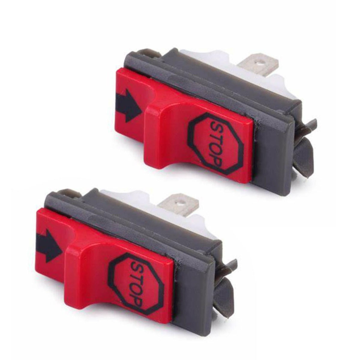 2 pièces Interrupteur marche arrêt Kill Stop 503718201 pour Husqvarna