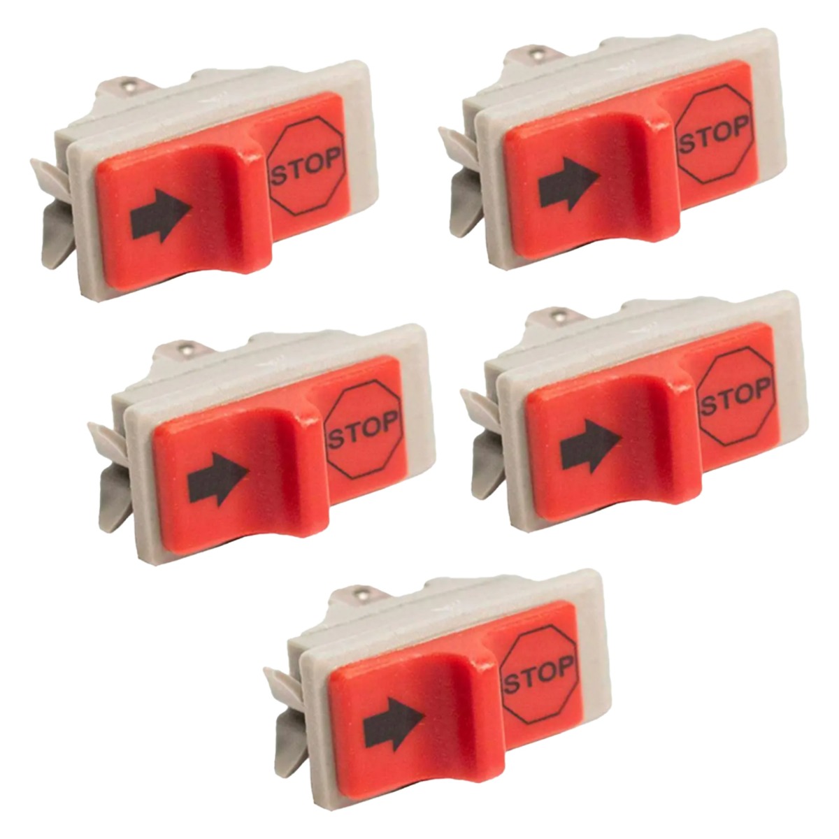 5 pièces Stop Kill On Off interrupteur 635-291 pour Husqvarna