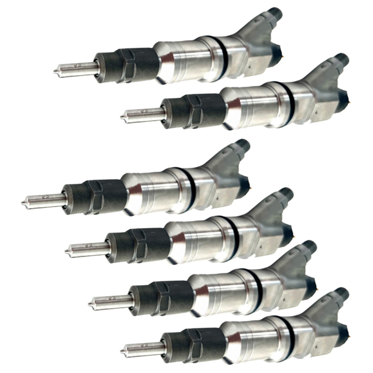 6 pièces Injecteur de carburant 0445120157 pour Bosch