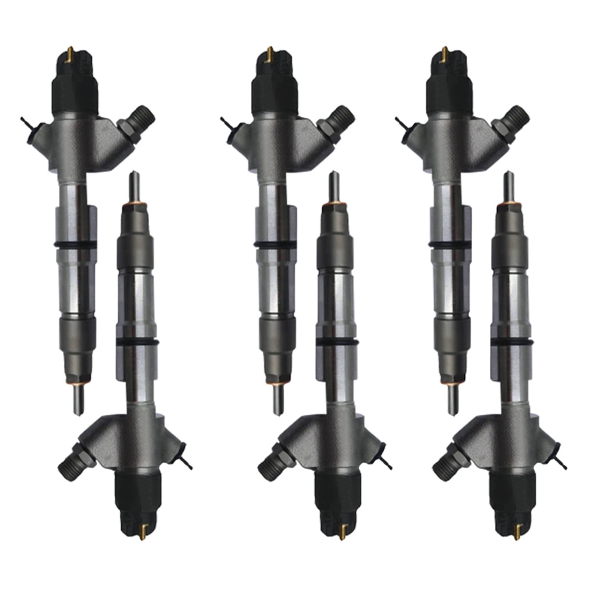 6 pièces Injecteur de carburant 0445120357 pour Bosch