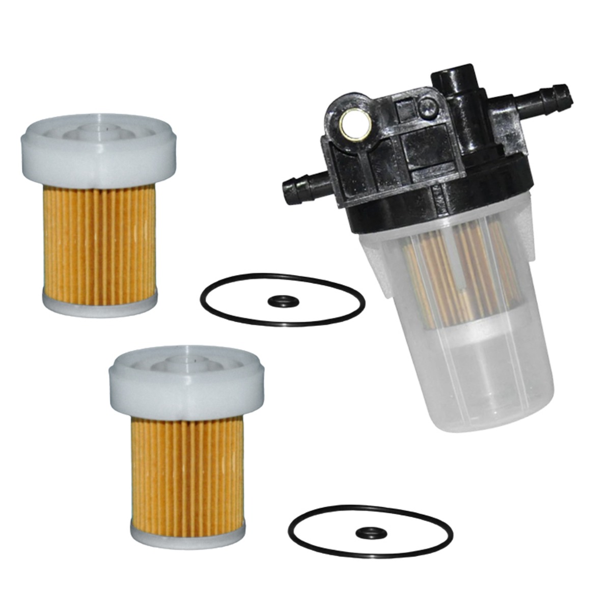 Ensemble de filtre à carburant et 2 filtres 6A320-58862 pour Kubota