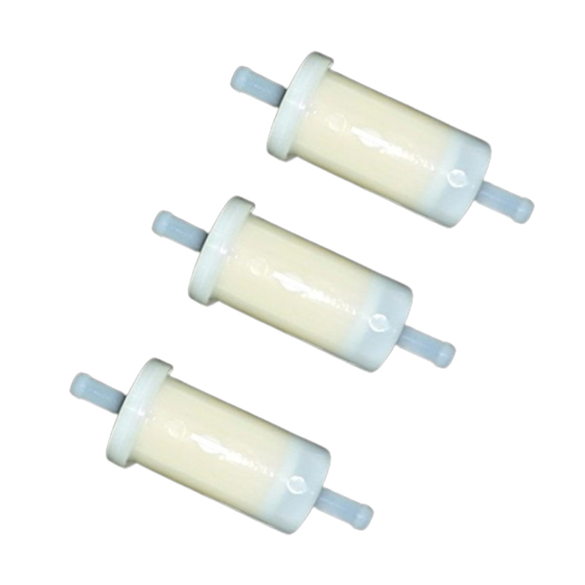 3 pièces 1/4'' Filtre à carburant en ligne 695666 pour Briggs & Stratton