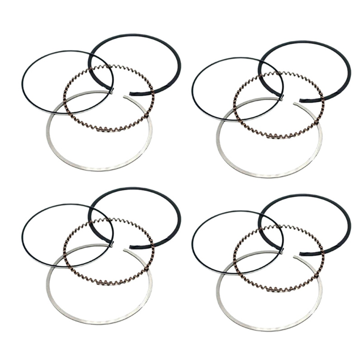 4pièces Jeu de segments de piston 13011-73020 pour Toyota