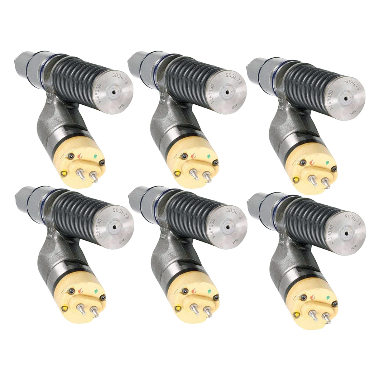 Injecteur de carburant 6 pièces 253-0614 2530614 pour Caterpillar