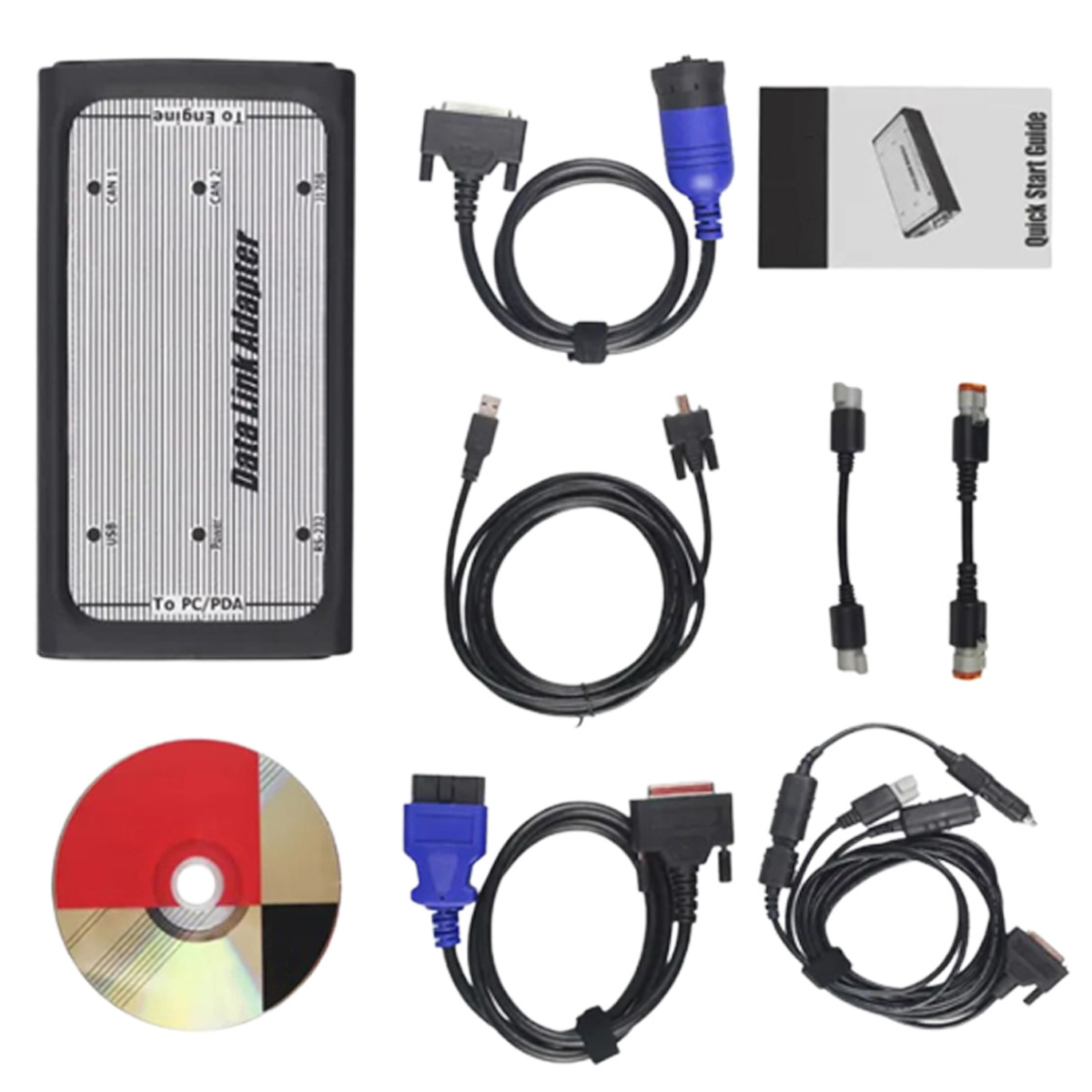 Kit complet d'adaptateur de liaison de données Inline 6 avec le logiciel Insite 8.7 Pro 3165033 pour Cummins