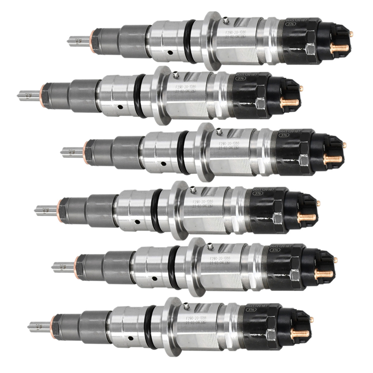 Injecteur de carburant 6 pièces 0986435573 4983514 pour Cummins