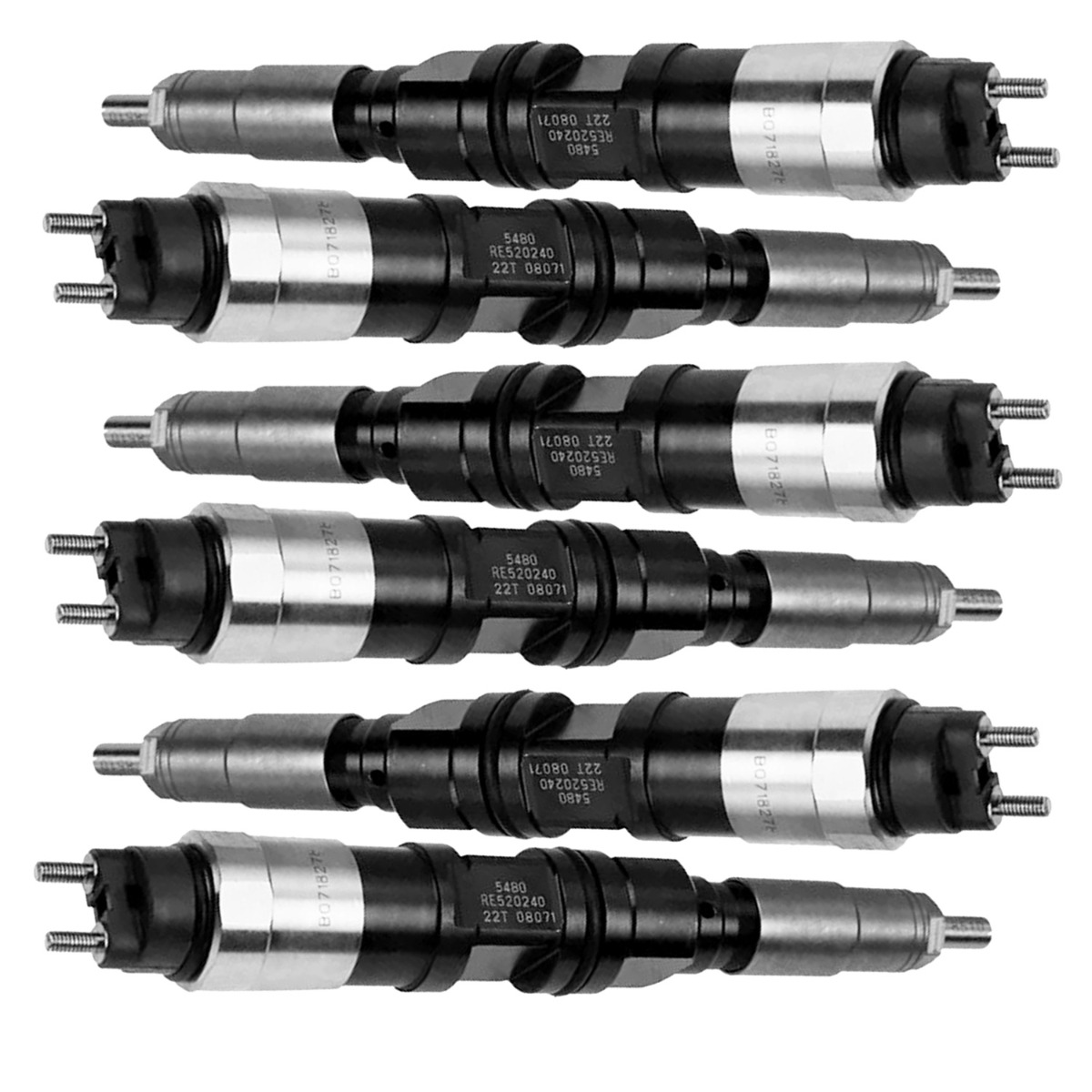 Valve d'injection 6 pièces RE520333 RE520240 pour John Deere