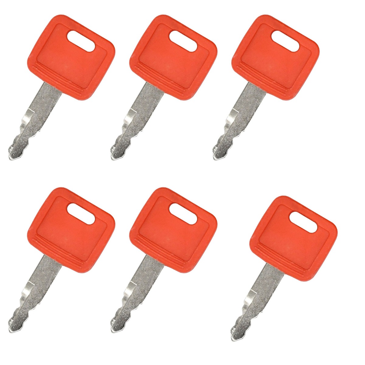 6pcs Clé de contact AT194969 pour John Deere
