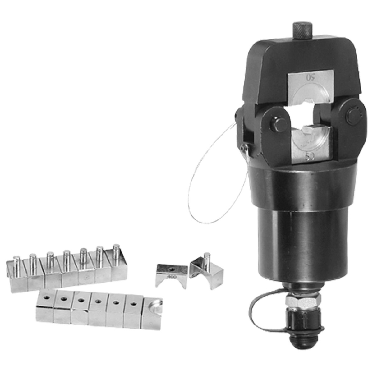 Tête de sertissage hydraulique divisée CO-400B pour cosses de grande taille