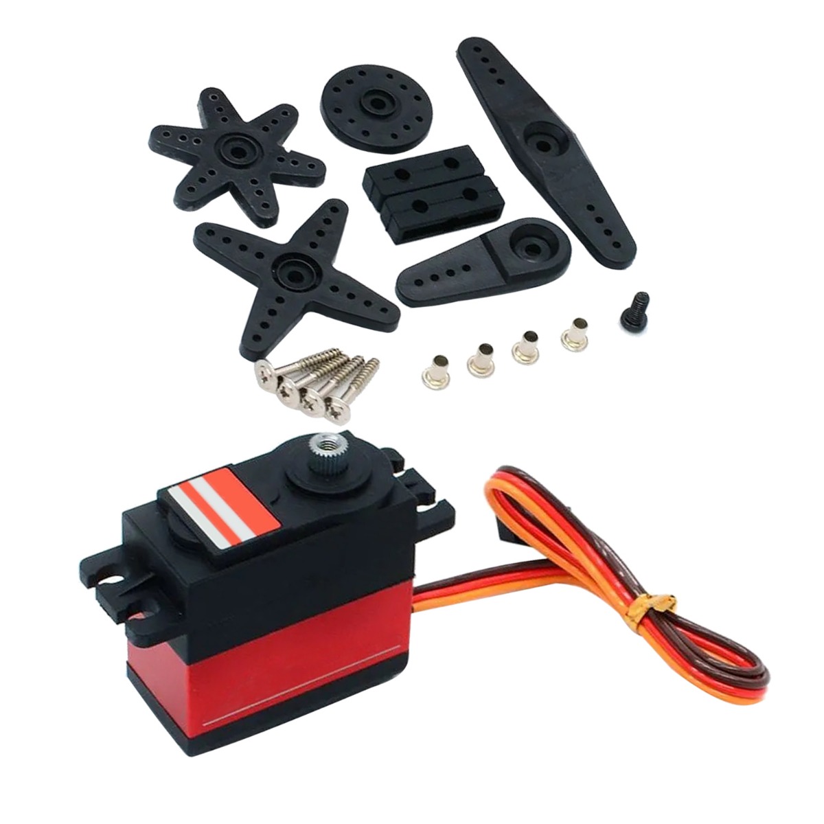 Servomoteur à engrenages métalliques, moteur à noyau numérique, PDI-6215HB pour RC