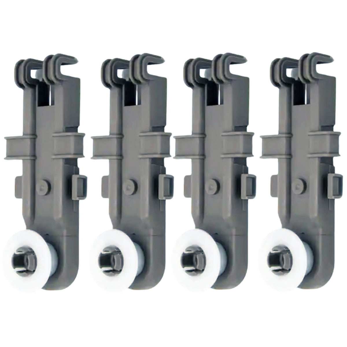 4 PCS Roue du panier supérieur du lave-vaisselle 8268743 pour Whirlpool