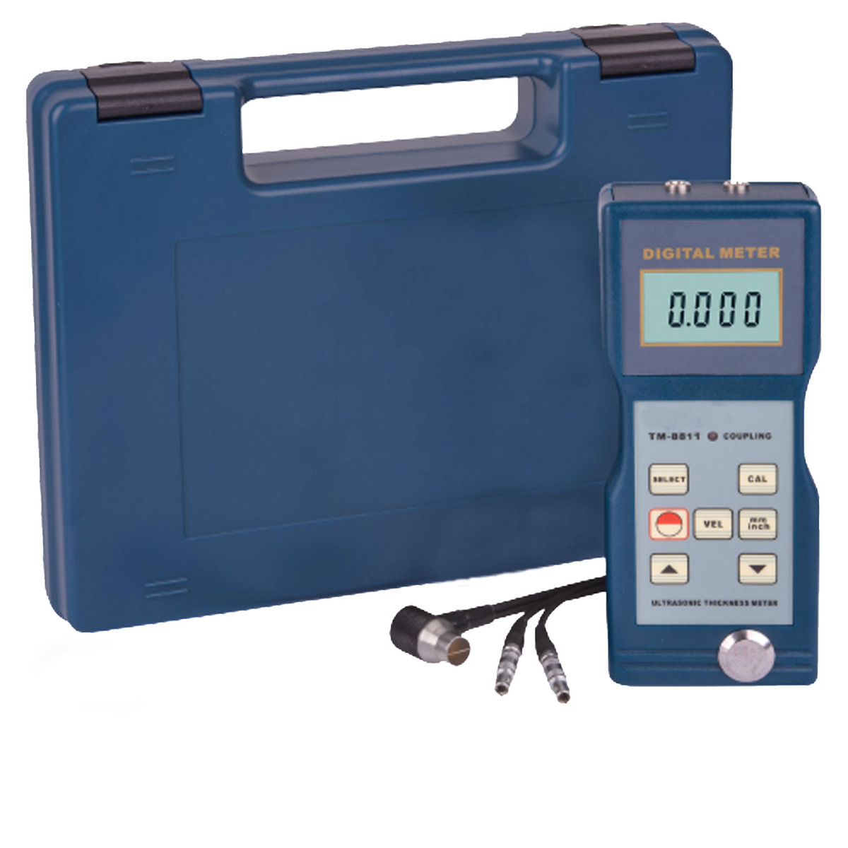 Compteur d'épaisseur de paroi ultrasonique numérique TM-8811 pour l'acier