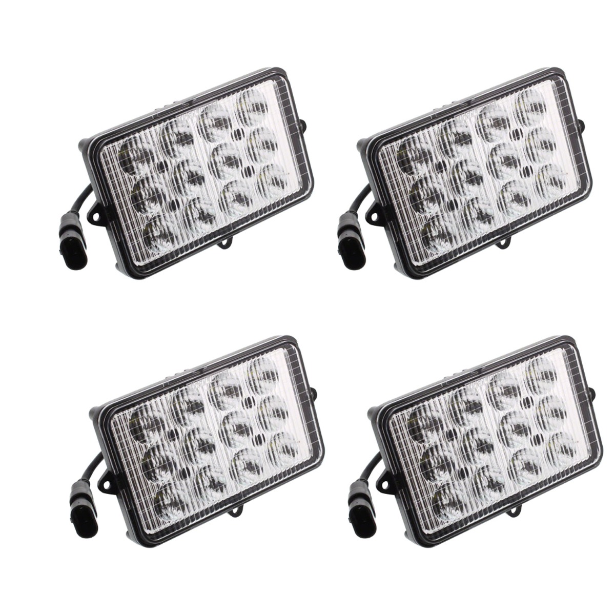 LED Lampe supérieure de cabine 6 "x4" 4p. AH159332 pour John Deere