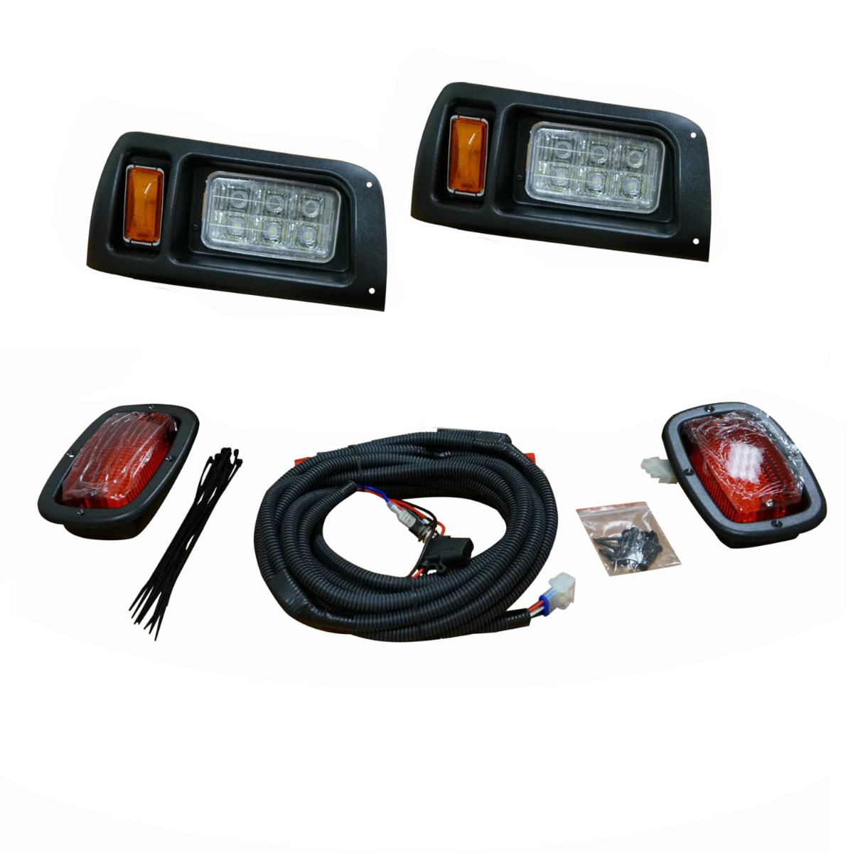 Kit de phares et feux arrière FGFHLTL005 pour Club Car