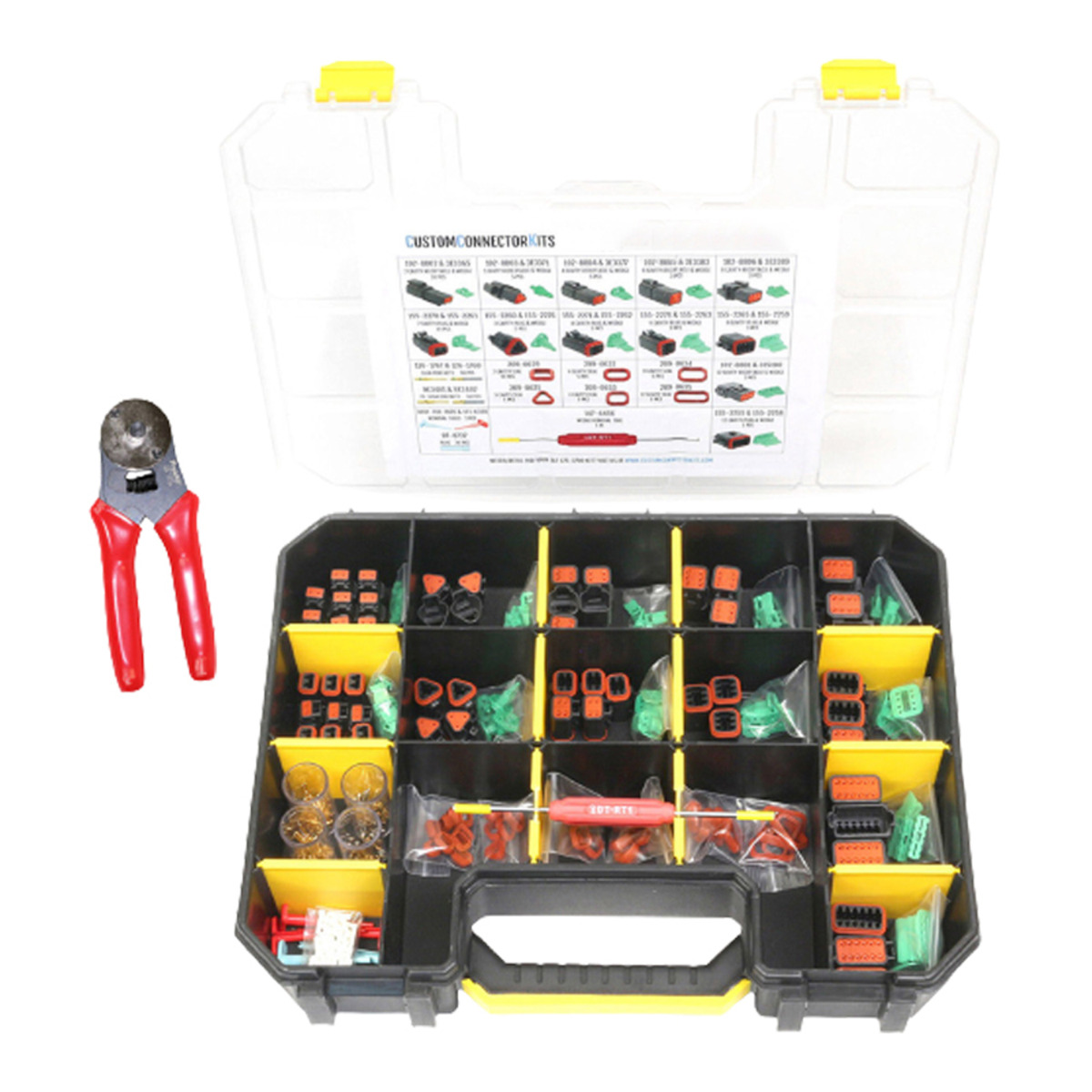 175-3700 Kit de connecteurs électriques avec outil de sertissage CP-463 pour Caterpillar CAT