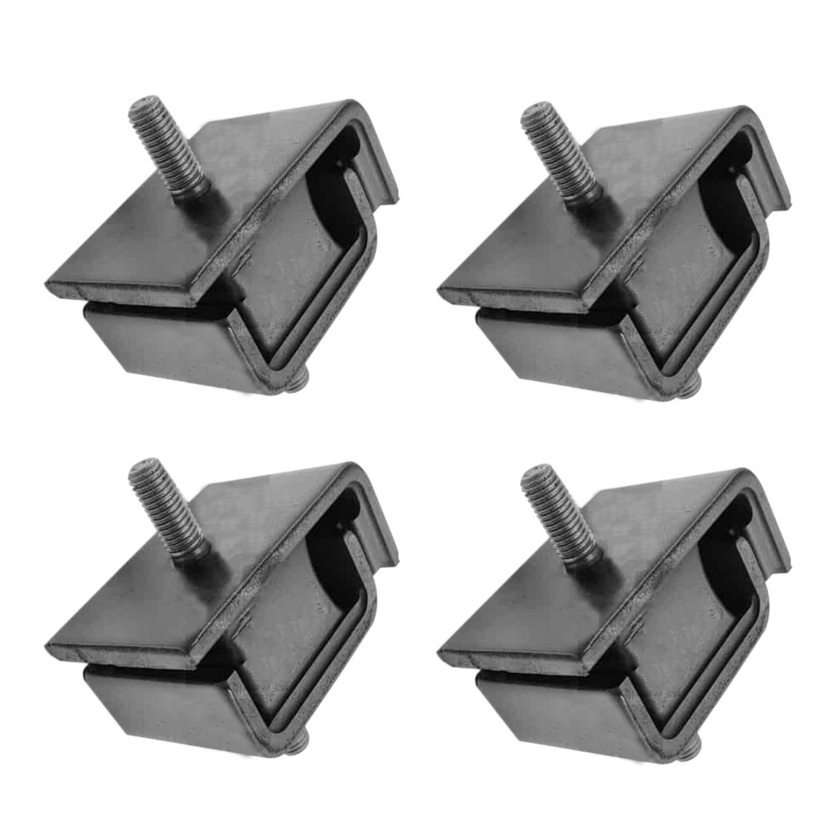 4 PCS Coussin en caoutchouc pour le montage du moteur avant RC417-42990 pour Kubota