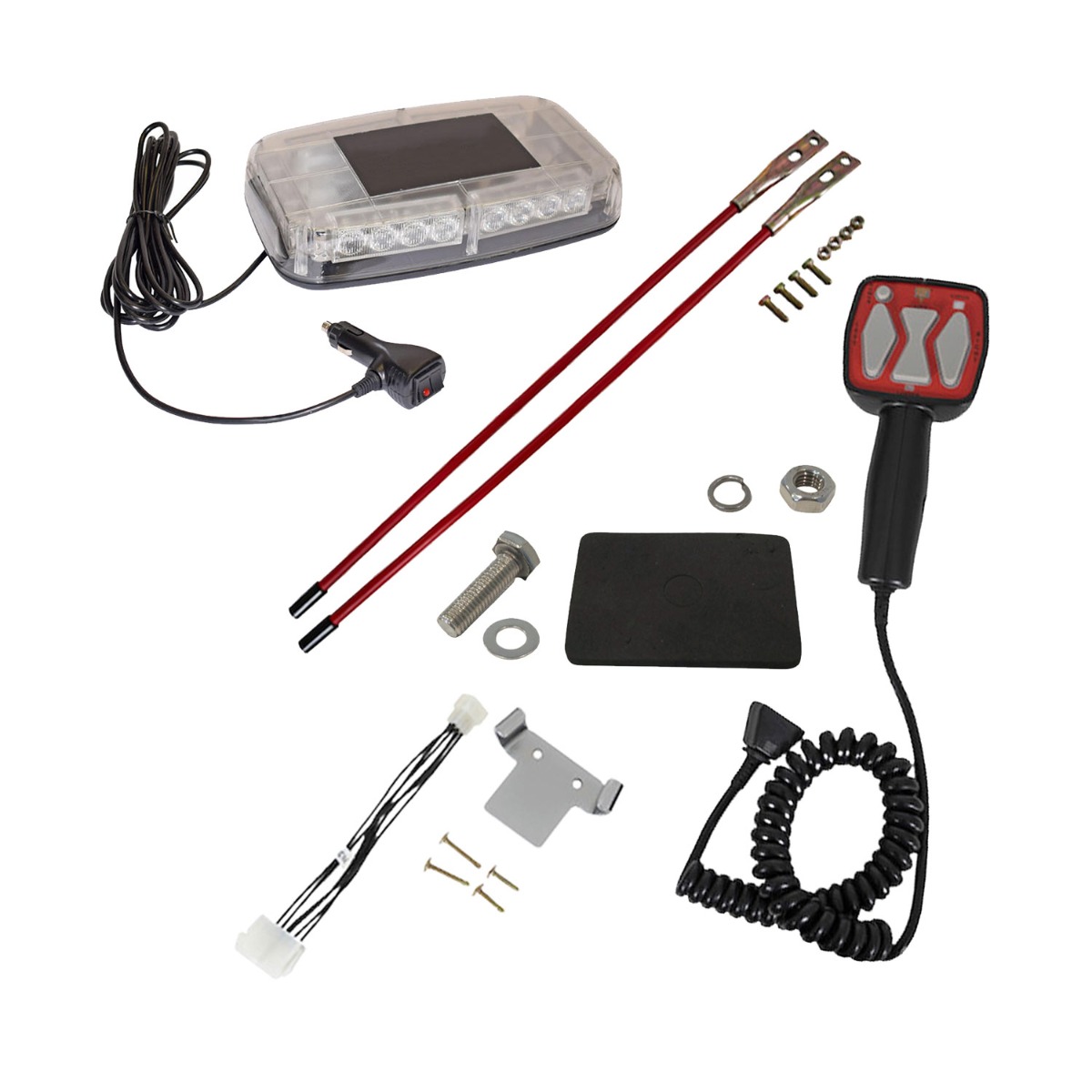 Controller Heavy Duty LED Mini barre lumineuse et guides de pelle 8891040 pour chasseneige