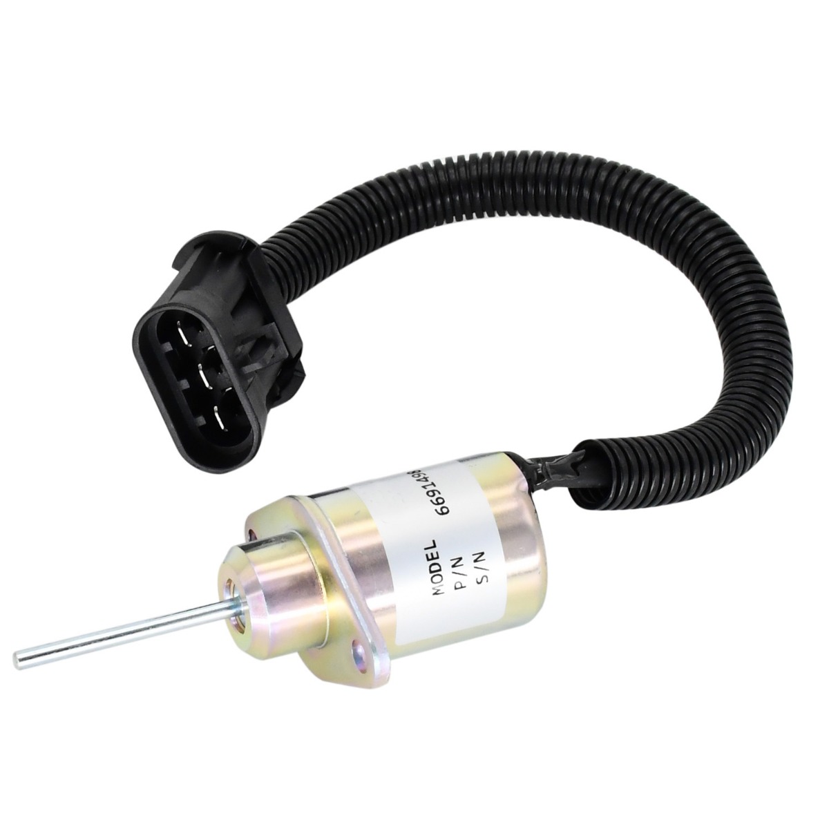 Electrovanne d'arrêt de carburant 6691313 pour Bobcat