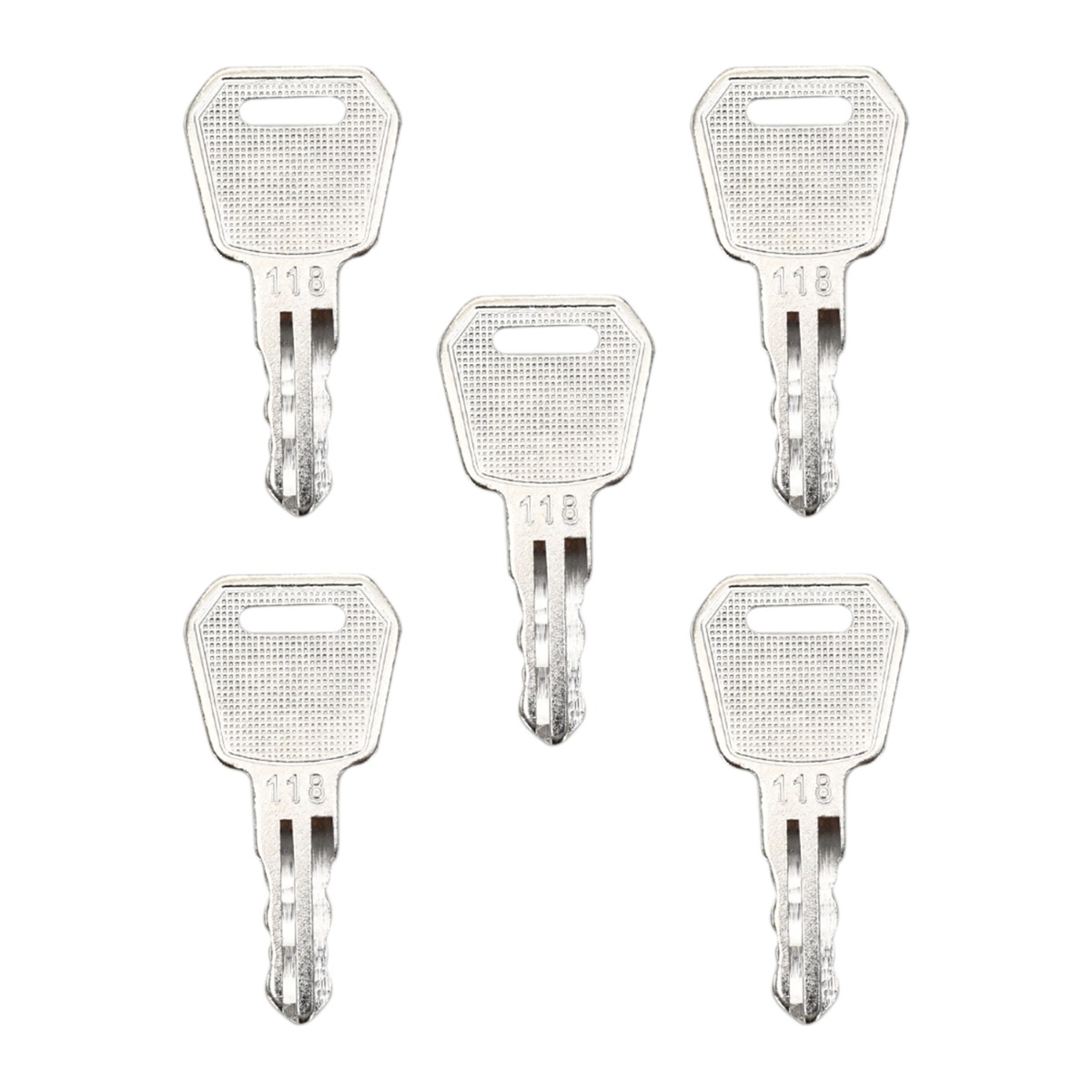 5 pièces Clé 1115-500016-00 marquée 118 pour Big Joe