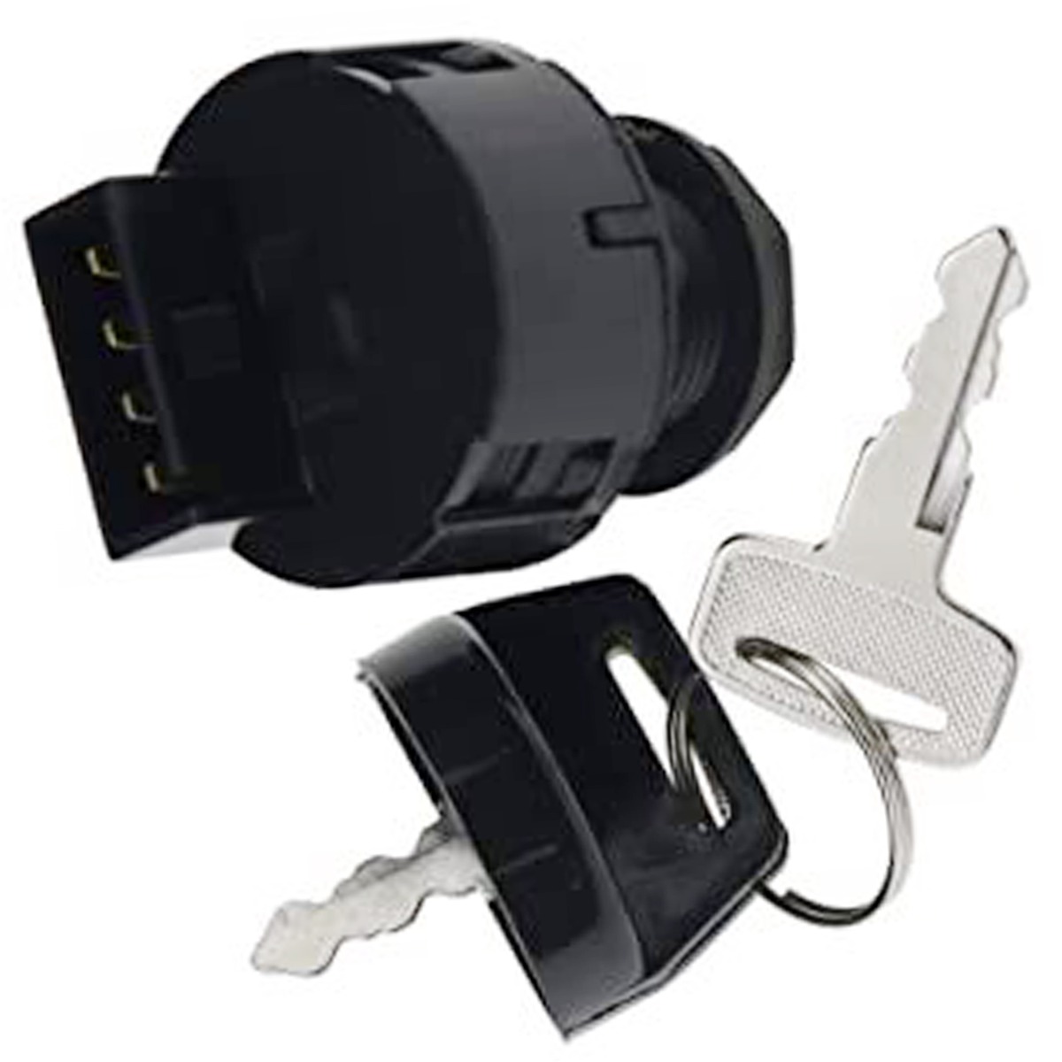 Serrure de contact avec clé 86405635 pour New Holland