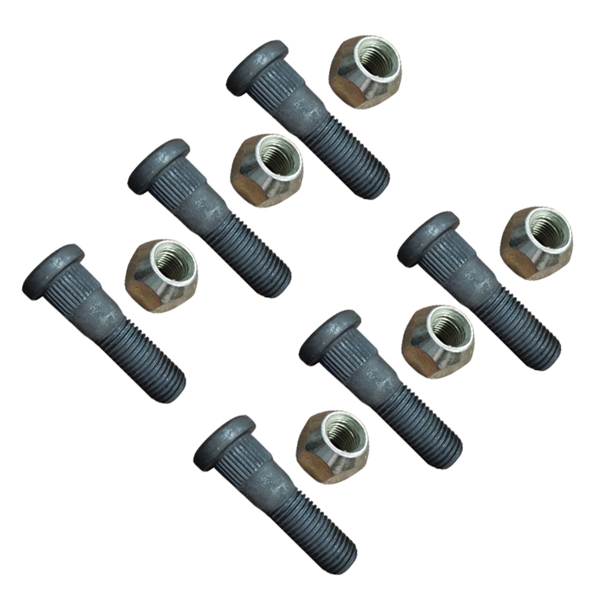 6 pièces jeu de boulons et écrous de roue 90114-12012-71 pour Toyota
