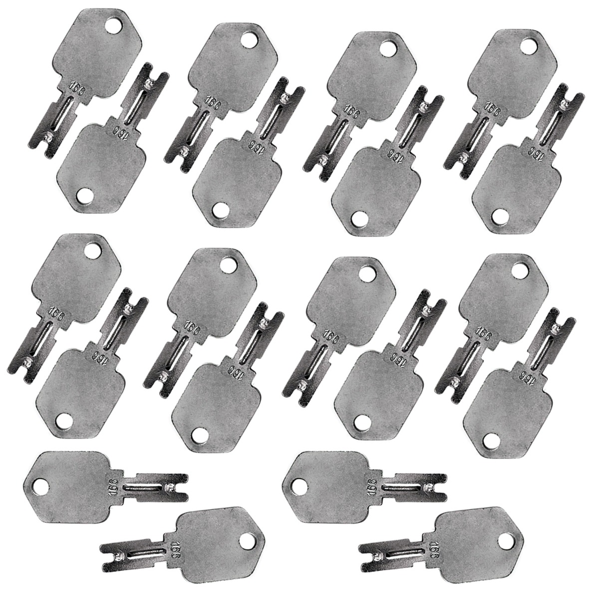 20PCS Clé de contact 166 pour CAT