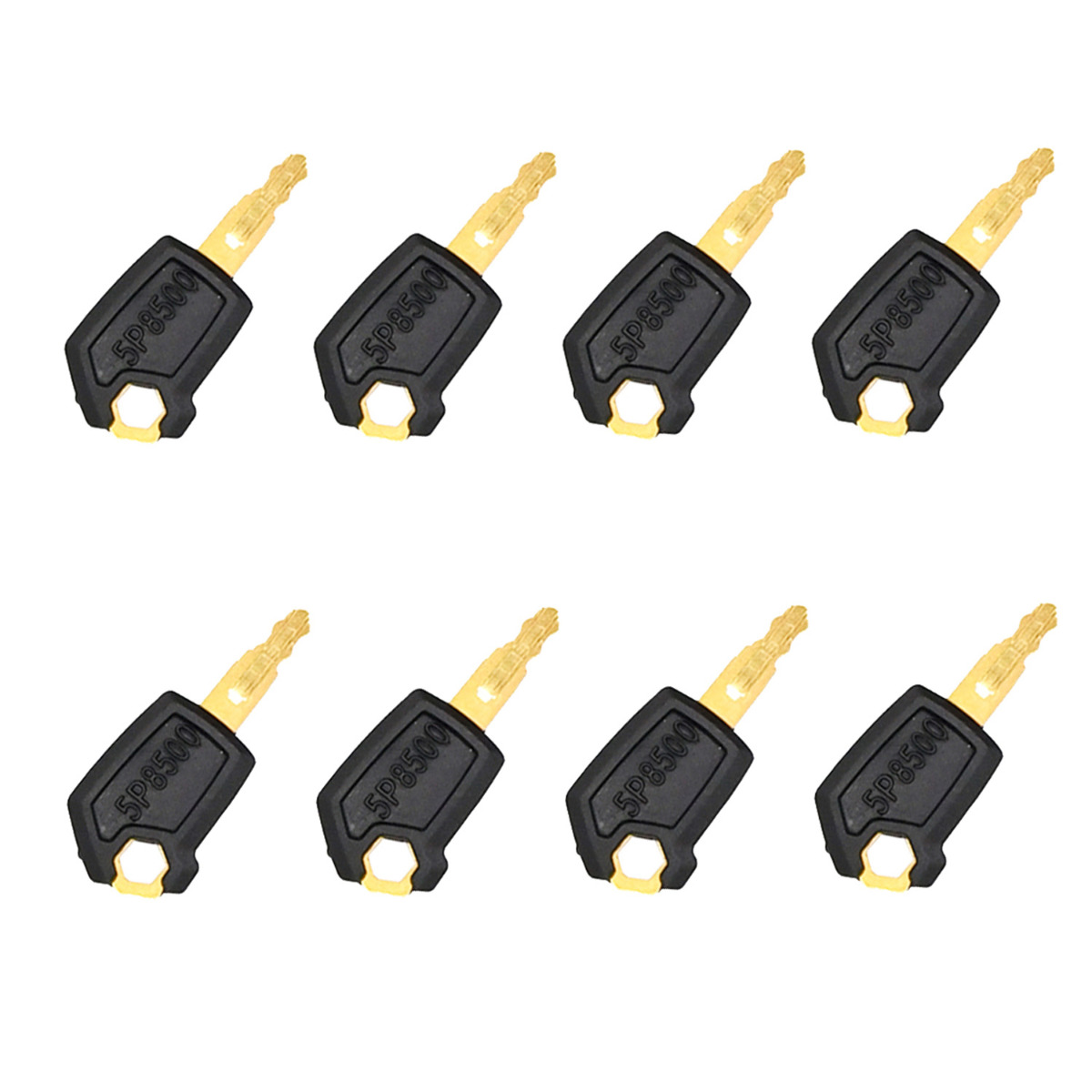 8 PCS Clés d'allumage 5P8500 pour Caterpillar CAT