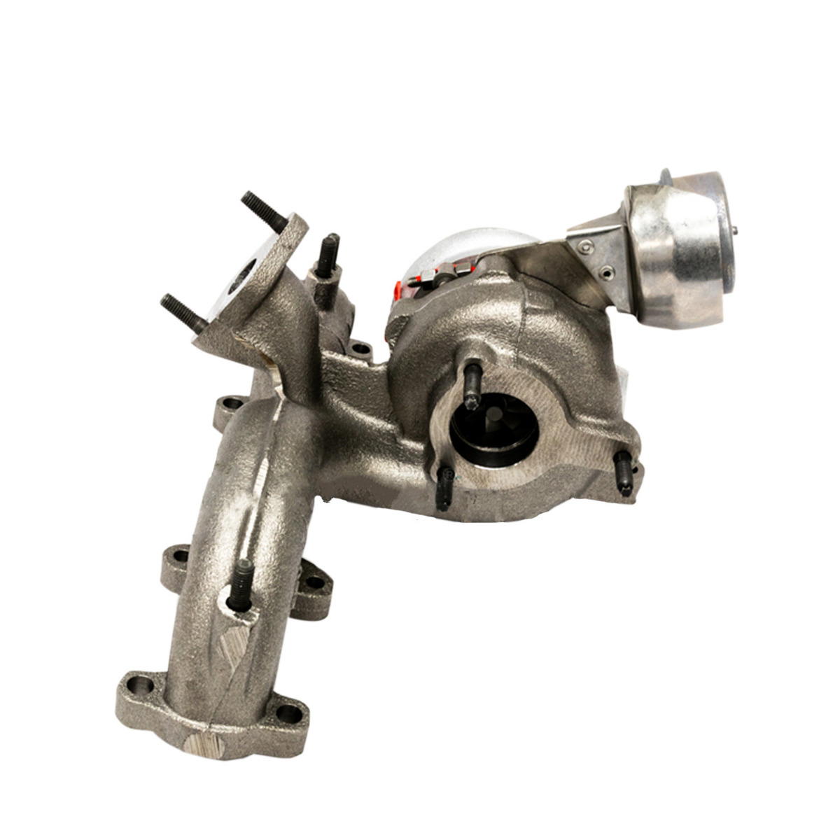 Turbocompresseur Turbo GT1749V avec collecteur d'échappement 03G253014R pour Audi