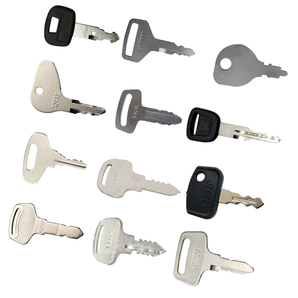 12PC Jeu de clés de contact pour Kubota