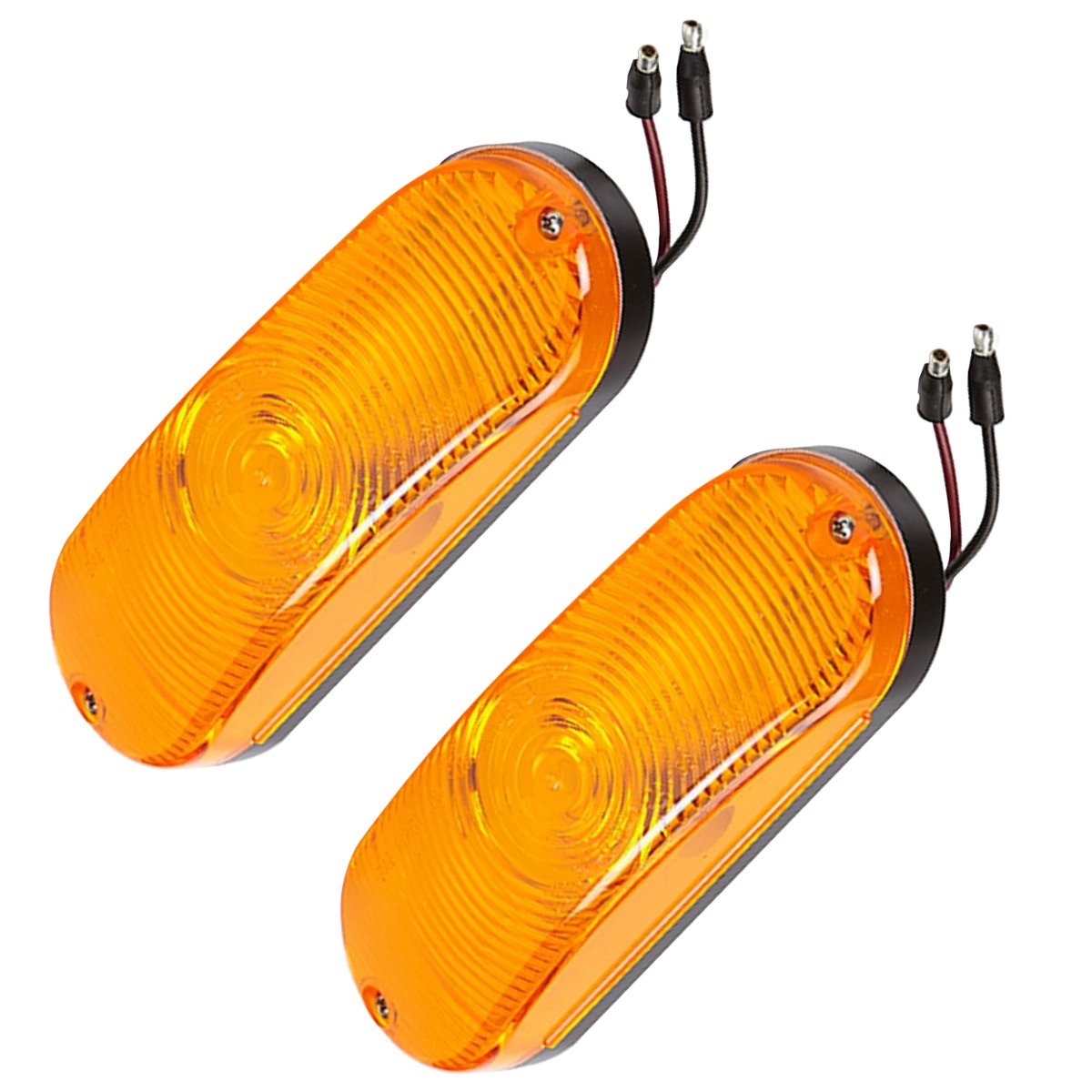 Lampe jaune 2pcs D135384 pour New Holland