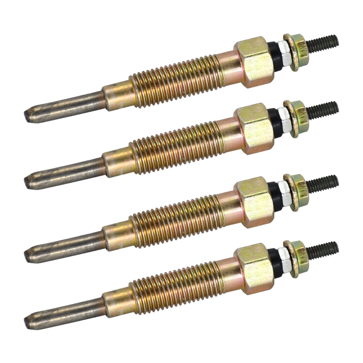 4 bougies de préchauffage 12V 32A66-04101 pour Komatsu