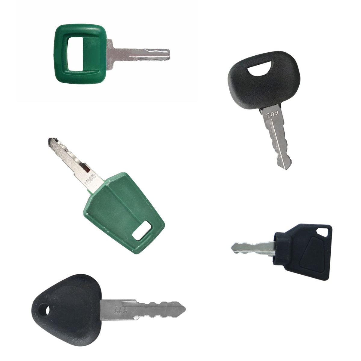 5PCS Clé de contact découpe laser pour Volvo