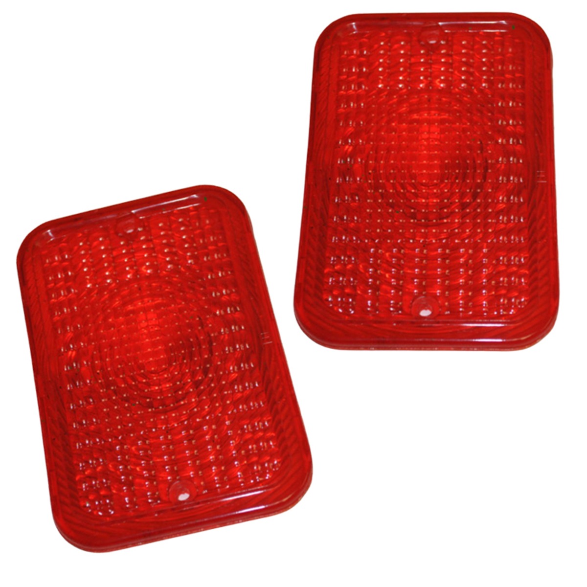 2 pièces Lentille de feu arrière rouge LVU18747 pour John Deere