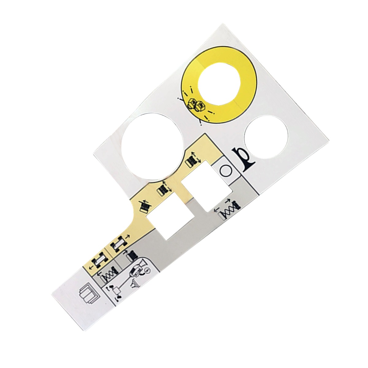Autocollant de boîte de commande 156885 pour Skyjack