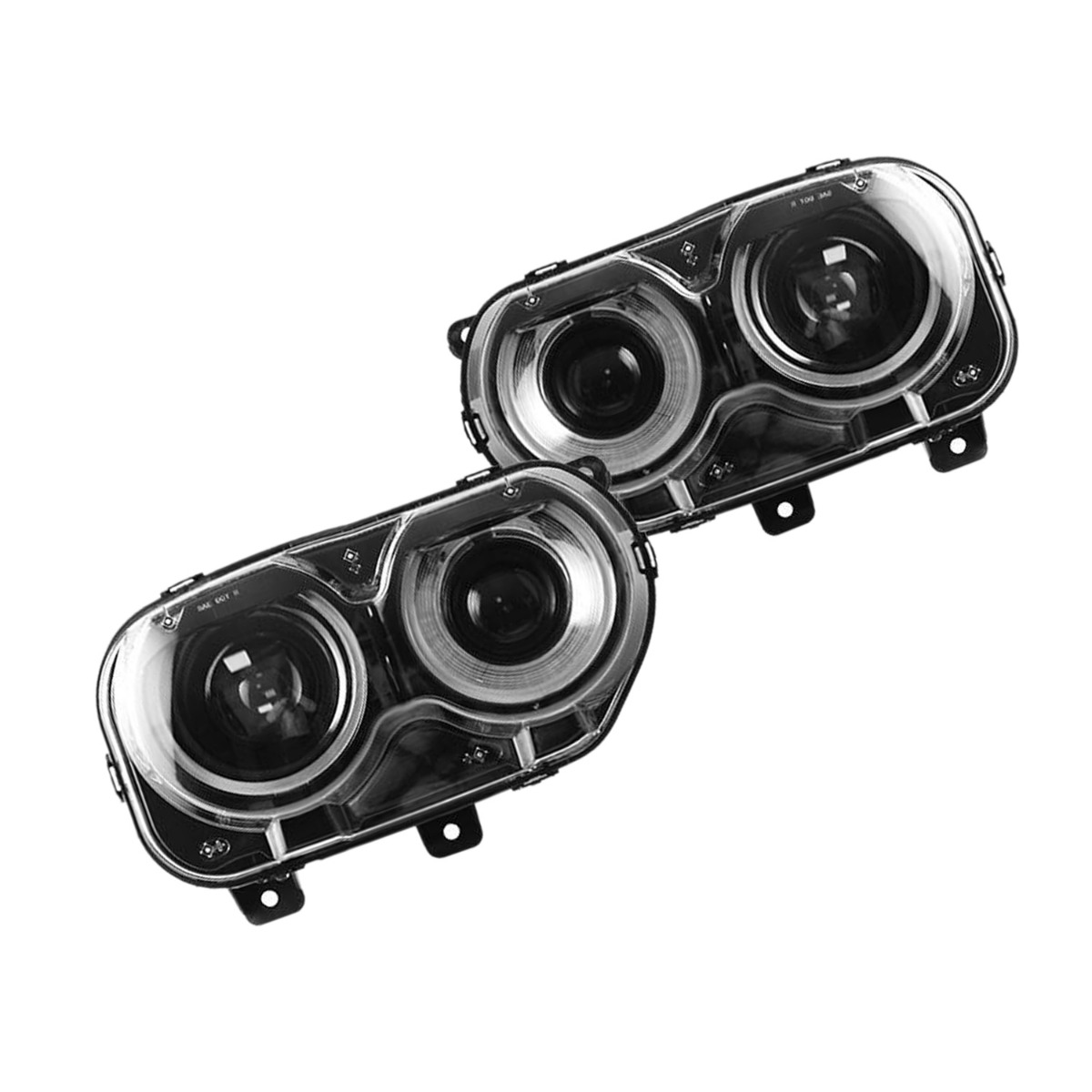 Paire d'ampoules de phare halogène gauche et droite 68174065AD 68174064AD pour Dodge Challenger 2015 – 2019